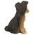 10.5" Sitting Collie Puppy Dog Outdoor Garden Statue