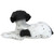 14" Resting Black and White Pointer Puppy Statue