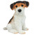 9" Sitting Fox Terrier Puppy Dog Statue