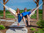 Brazilian Style Two Person Double Hammock with Laced Fringe - 144" x 63 - White