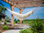 144" White Two Person Brazilian Style Hammock with Laced Fringe