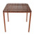 30" Foldable Square Brown Hardwood Nomad Patio Table