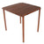 30" Foldable Square Brown Hardwood Nomad Patio Table