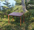 30" Foldable Square Brown Hardwood Nomad Patio Table