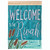 Blue and Brown Riviah Garden Flag 18"x13" - Elevate Your Party Decor!