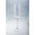 Cylindrical Handblown Glass Pillar Candle Holder - 20" - Clear