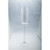 Cylindrical Handblown Glass Pillar Candle Holder - 24" - Clear