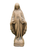 25" Saddle Stone Finish Virgin Mary Outdoor Patio Statue - Enhance Your Exterior Space with Serenity