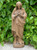 Scared Heat of Mary Outdoor Patio Statue - 25" - Saddle Stone Finish