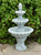 55" Three Tier Outdoor Patio Garden Water Fountain - Marble Finish