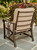 Set of 4 Beige and Brown Contemporary Outdoor Patio Rocking Chairs 36"