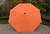 9ft Outdoor Patio Market Umbrella with Hand Crank and Tilt, Burnt Orange