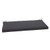 45" Black Traditional Solid Outdoor Patio Bench Cushion