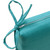 Reversible Outdoor Patio Seat Cushions - 18.5" - Aqua Blue - Set of 2