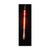Red LED Lighted Red Dripping Icicle Tube Christmas Light - White Wire