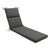 72.5" Solarium Brown Solid Outdoor Patio Chaise Lounge Cushion