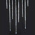36" LED Lighted Dripping Icicle Tube Christmas Decoration, Blue Lights