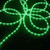 Commercial Length Incandescent Christmas Rope Lights - Green - 100' - White Wire