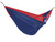 Traveler's Nylon Hammock: 128" Navy/Red, Lightweight, Heavy Duty, Perfect for On-the-Go!