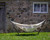 110" White Brazilian Style Hammock with a Steel Hammock Stand