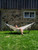 110" White Brazilian Style Hammock with a Steel Hammock Stand