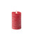 Battery Operated Flameless LED Pillar Candle - 5" - Red