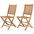 5-Piece Brown Adam Teak Round Outdoor Patio Dining Set 47"