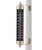 15" Black, White, and Gray T16 Thermometer With Black-Colored dial and Satin Nickel Finish