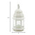 Moroccan Style Candle Lantern - 12.5" - White and Clear