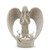 Desert Angel Candle Holder - 6.5" - Beige and Clear