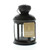 Colonial Candle Lantern - 9.5" - Black and Clear