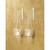 Pendant Candle Wall Sconces - 19.5" - White - Set of 2