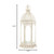 Distressed Vintage Style Small Candle Lantern - 15.75" - White