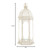 Distressed Vintage Style Large Candle Lantern - 19.75" - White