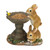 Playful Bunnies Outdoor Garden Bird Feeder - 10.5" - Brown and Beige