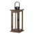 Exquisite 16.75" Brown and Black Contemporary Candle Lantern - Enhance Your Home Decor with Style