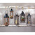 Large Candle Lantern - 19.25" - Brown and Black