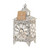 Crown Jewels Candle Lantern - 13.5" - Silver