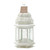 Moroccan Style Candle Lantern - 15" - White and Clear
