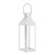 Elevate Your Home Decor with the Exquisite 16.25" White Contemporary Candle Lantern
