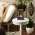 LED Lighted Cascading Water Tabletop Fountain - 9.75" - Brown