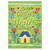 Embroidered Love Grows at Nana's House Outdoor Garden Flag - 18" x 13"
