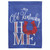 lue and Red Double Applique "My Old Kentucky HOME" Outdoor House Flag 42"x29"