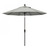 9ft Outdoor Sun Master Series Patio Umbrella: Crank Lift, Granite Gray