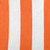 18" x 18" Orange and White Vertical Stripes Outdoor Throw Pillow