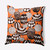 16" x 16" Orange and Black Pumpkins Galore Outdoor Throw Pillow