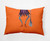 14" x 20" Orange and Purple Esmerelda Outdoor Throw Pillow