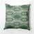 18" x 18" Green and Blue Illuminate Outdoor Throw Pillow