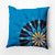 16" x 16" Blue and Yellow Sailor's Delight Outdoor Throw Pillow