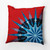 16" x 16" Red and Blue Sailor's Delight Outdoor Throw Pillow